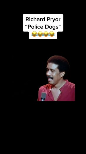 Clip from one of the legends of comedy! #richardpryor #standupcomedy #standupcomedian #funnyvideos #funnytiktokvideo #comedyvideo #viraltiktok #jokes #funny #standup #police #dogs #comedyvideo Richard Pryor joke merch in bio link!!!