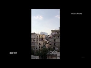 Video shows massive Beirut blast