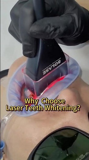 What is laser teeth whitening and its advantages? #dentallaser #laserdentistry #teethwhitening