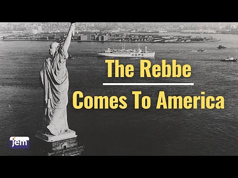 The Rebbe Arrives In America