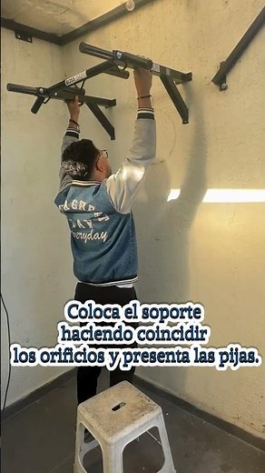 💪 Guía de instalación para barra de dominadas / soporte para costal