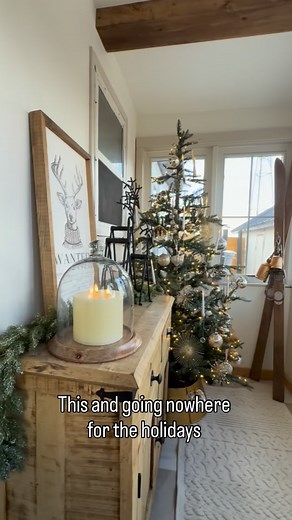 Travel or stay home for the holidays? I prefer to stay right here ❤️🏡 I love these views so much- I decided to keep it simple this year! . Comment LINK- My curated collection with @antiquefarmhouse is officially live! I’ll send you the collection! . . #holiday #home #holidays #christmasdecor #christmasdecorations #holidayideas | The Sassy Barn