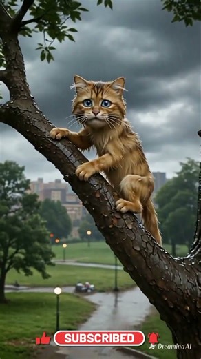 Cats are Afraid of Lightning. #cat #lighting #storm #trend #trending