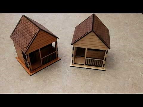 Laser Cut Build a House design
