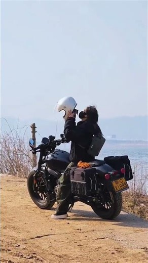 Even a small person can look so cool on a cruise#450 clc#Cruise#Female rider#The younger c