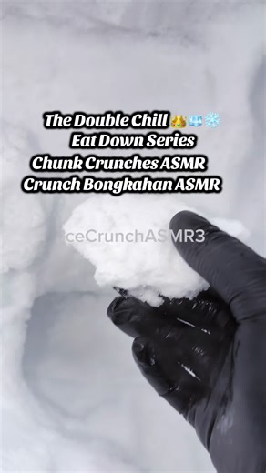 The Double Chill 👑🧊❄️ Eat Down Series Chunk crunches only. Thick pieces. Deep bites. Slow, crisp freezer sounds. Stay for the crunch. The Double Chill 👑🧊❄️ Crunch bongkahan saja. Potongan tebal. Gigitan dalam. Suara freezer yang pelan dan renyah. Tunggu sampai crunch-nya. #freezerfrost #asmr #crunchy #satisfying #ice