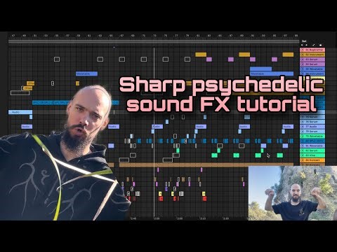 Sharp and punchy psychedelic sound FX in Ableton Live tutorial