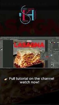 Professional Food Poster Design in 1 Minute 🕒