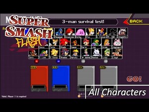 Super Smash Flash 1 | All Characters