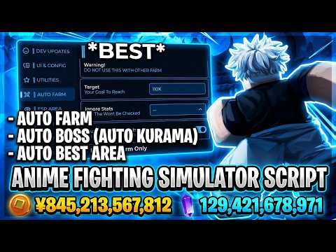 Anime Fighting Simulator Script - AUTO FARM, AUTO KURAMA, AUTO BOSS, AUTO QUEST, FRUIT FARM