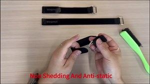 [10 Pcs] Elastic Cinch Straps, 1"x8" Stretchable Hook and Loop Straps, Reusable Cable Ties for Organizing, Cord Management, Home, Garage, Travel