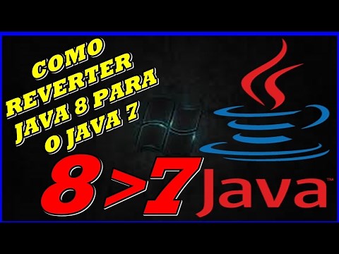HOW TO REVERT FROM JAVA 8 TO JAVA 7: FIX BUGS