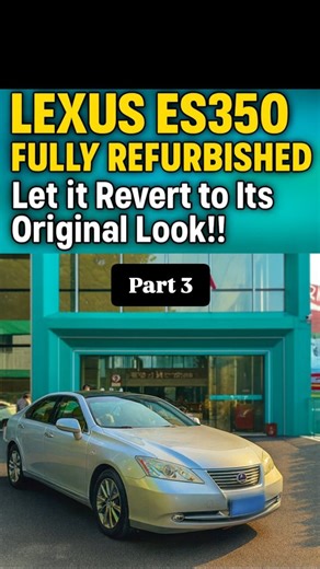 JustFixit on Instagram: "Part 3: Luxury Reborn : Restoring My 85,000 Lexus ES350 After 10 Years #carrestoration #lexus"