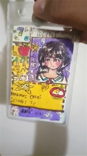 diy cute ID card #fyp #art #fypシ #viral #trending #viralvideo #artist #cute #drawing #viralshorts
