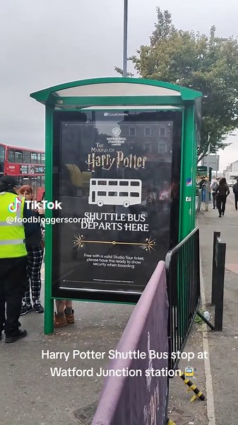 Harry Potter Shuttle Bus Stop at Watford Junction