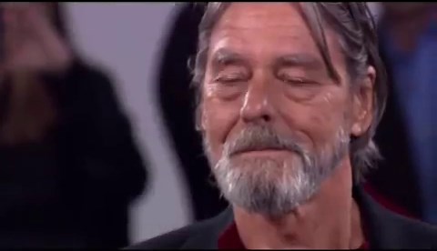 Marina Abramovic unexpectedly reuniting with Ulay decades later, during "The Artist Is Present"