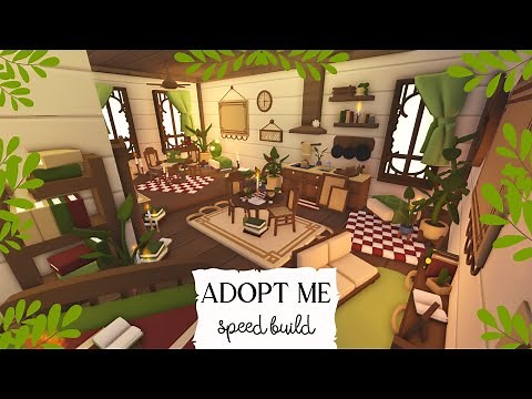 Tiny Cozy Cabin Glitch Interior Speed Build 🏚️ Roblox Adopt Me!