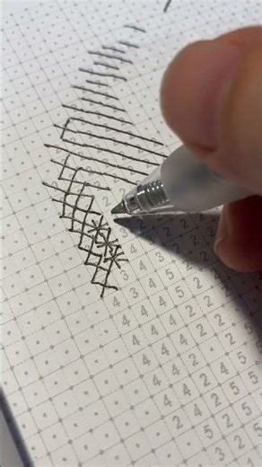 Reveal hidden halloween scenes with six simple marks #colorbynumber