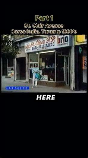 Italian Neighborhoods on Instagram: "The was made in the early 1990’s by CBLT News in Toronto for a piece entitled “Multiculturism Canada” and is a true time capsule pearl that explores St. Clair Avenue in the Corso Italia Italian Neighborhood. This was one of the biggest and most population dense Italian neighborhoods in Canada. Follow for Part 2. We hope you enjoy. Special thanks to our friends @tdot_italians and @hardcorecalabrese for collabing. Make sure you follow them for 🇮🇹 🇨🇦 content