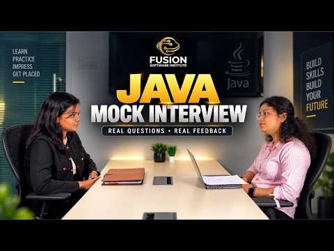 Java Full Stack Interviews for freshers | Real interview real feedback | Mock Interview