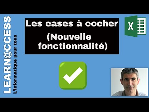 Excel - Les Cases à cocher (Office 365)