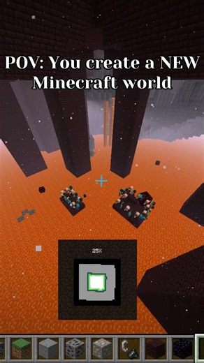 POV: You Create A Minecraft World #minecraft