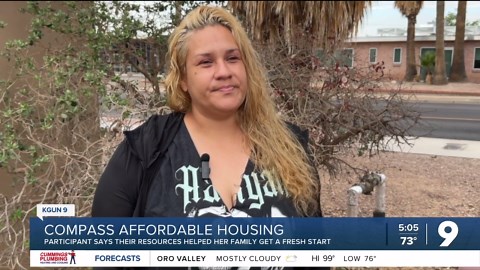 Tucson woman finds stability through Compass Affordable Housing program