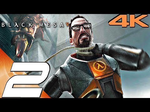 BLACK MESA - Gameplay Walkthrough Part 2 - Hostiles & Blast Pit [4K 60FPS] Half-Life Remake