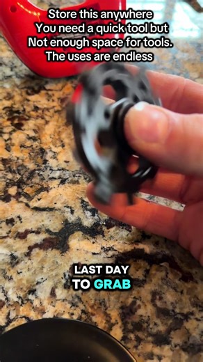 This is the last day to grab this at this price. Pop it in your tool bag or your car, in your junk drawer, your purse, or your firefighter bunker gear. It has soooo many uses and an amazing price. #multitool #quickfix #traveltool #compacttool