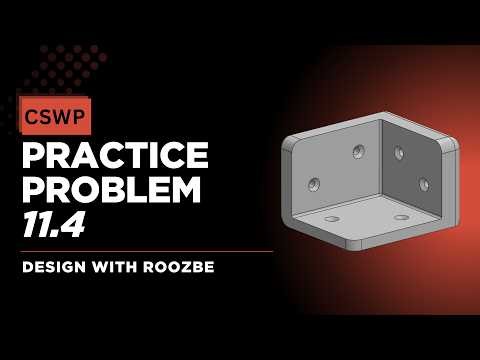 CSWP Practice Problem 11.4 Solution | SolidWorks Exam Guide