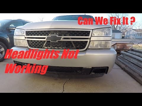 Chevy Silverado HEADLIGHTS Not Working! FUSE? RELAY? SWITCH?