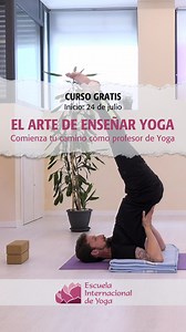 ¡Curso gratuito de Yoga para transformar tu vida y tu carrera! 🌟 Este curso gratuito te dará las bases para integrar yoga en tu vida de una forma profunda y transformadora: aprenderás más allá de las posturas, explorando filosofía, respiración y movimiento. También descubrirás cómo convertirte en Instructor de Yoga y cómo esta carrera puede ser un camino significativo. 💻 100% online y accesible. Es el primer paso para ser Profesor de Yoga certificado por la Yoga Alliance con nuestro curso de 2