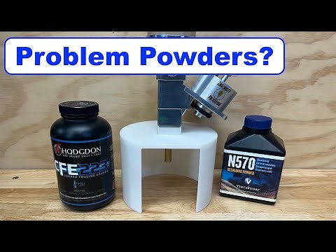 N570 and CFE223 powder in the Ingenuity Precision Powder Reloading System