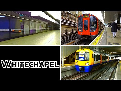 Whitechapel Station : Elizabeth line - London Underground - Overground