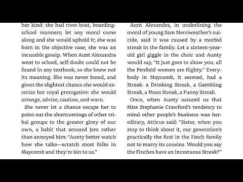 To Kill a Mockingbird - Chapter 13