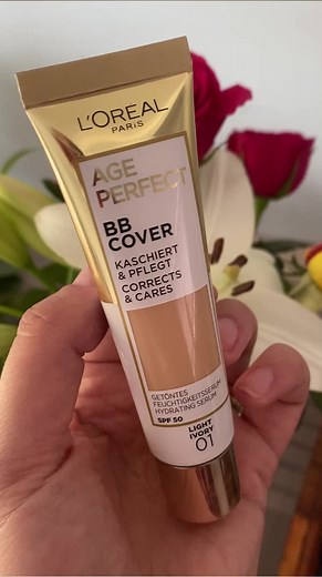 I am 40 in a month and this is a must have for protecting, concealing, adding a glow and it doesn’t settle into my fine lines! *gifted #lorealparis #lorealbbcover #bbcover #beautyreview #bbcream #makeup #over40smakeup
