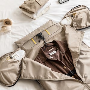 Halfday Premium Travel Garment Carry-On Duffle Bag - Jet