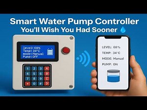 Smart Water Pump | Automatic Water Level Controller with Mobile App (Auto ON/OFF)