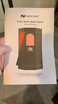 Setting up the nurecover tropic home steam sauna tips and tricks #indoorsauna #steamsauna #nurecover