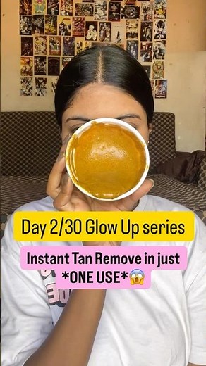 Instant Glow + Tan Removal ✨ | Roasted turmeric DIY Hack 😍 #skincare #tanremovel