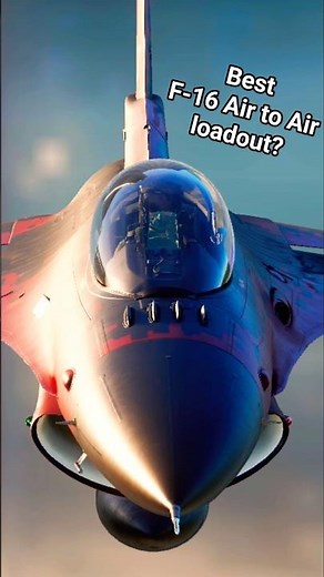 f-16 viper best air to air missile loadout