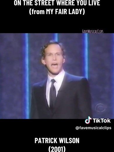 Patrick Wilson Performs On the Street Where You Live