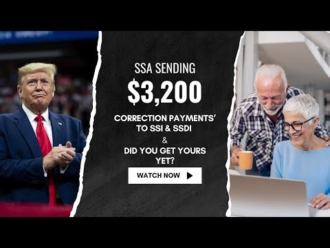 JUST NOW! SSA Sending $3,200 ‘Correction Payments’ to SSI & SSDI Recipients – Did You Get Yours Yet?