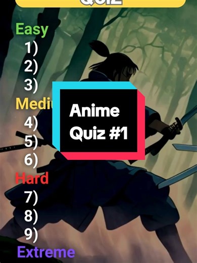 Anime Trivia Quiz! 🥷🧠🤓 Think you're an Anime expert? Prove it! Comment your score! #trivia #triviagame #triviatime #triviachallenge #quiz #quiztime #triviaquestions #usa_tiktok #fyp #mentalstimulation #knowledge #foryou #anime #animetiktok #animes #animefan #animefyp #animequiz #animestiktok