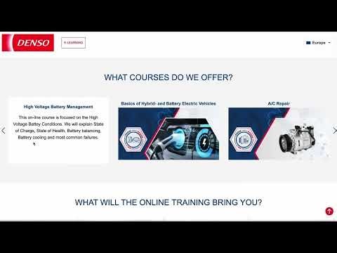 DENSO e-Learning portal / League of True Mechanics - Smarter learning starts here!