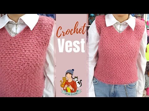 Crochet The Easiest Vest For Any Sizes