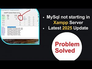 Error: MySQL Not Starting in XAMPP | How to Fix It | Easy Steps