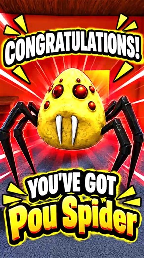 HOW TO GET the POU SPIDER MORPH in SCP MORPH! 😱 | Roblox #Shorts