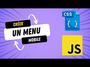 Un menu burger en CSS / HTML / Javascript