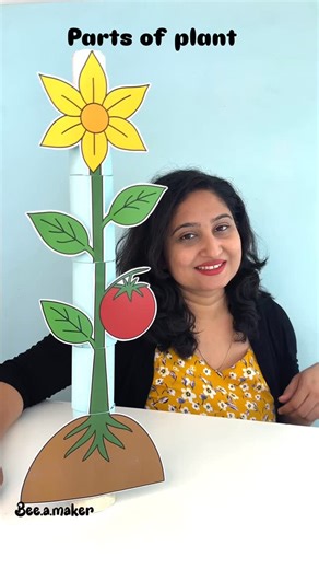 Bee.a.maker on Instagram: "Comment ‘link’ to get link of pdf printable. Teachers and parents, make science hands-on and fun! 🌼 This Parts of a Plant craft helps kids learn about roots, stem, leaf, flower & fruit in a creative way. Cut, paste, and label each part while building fine motor and science skills 🌿 Perfect for classroom or home learning! 🧠✂️ #PartsofPlant #KidsActivity #ScienceForKids #LearningIsFun #TeacherResources #DiyCraftForKids #PreschoolActivities #HomeschoolFun"